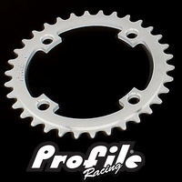 Profile 104 bcd 4 Bolt Chainring 35T (Silver)