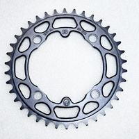 Profile 104 bcd 4 Bolt Elite Chainring 38T (Black)