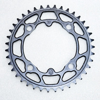 Profile 104 bcd 4 Bolt Elite Chainring 39T (Black)