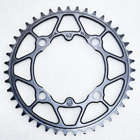 Profile 104 bcd 4 Bolt Elite Chainring 43T (Black)