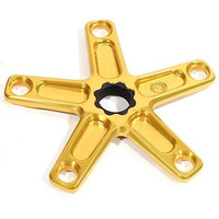 Profile Spider BMX 5 Bolt 110bcd 19mm Spline Drive (Gold)