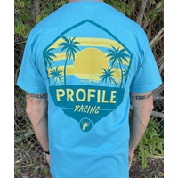 Profile Paradise Tee Aqua (Medium)